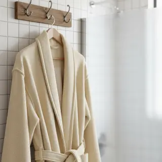Elasztikus frottír beige