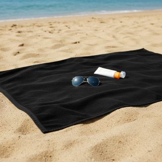 Elasztikus frottír black