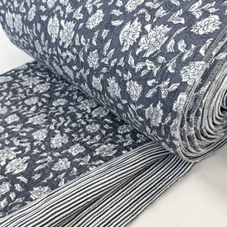 Pamutvászon QUILT Gange gris