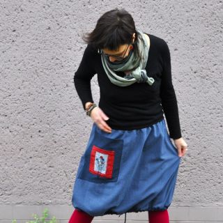 Lenvászon előmosott jeans