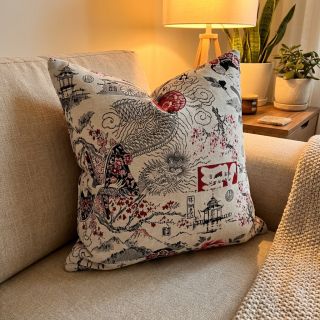 Dekorációs anyag jacquard Akita blanc