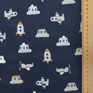 Pamutvászon Vehicles navy