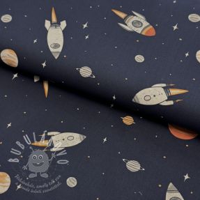 Pamutvászon Space digital print