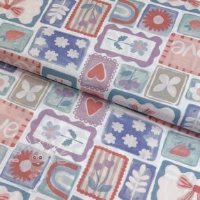 Pamutvászon Patchwork digital print