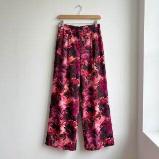 Pamutvászon SATIN Zurie flower digital print