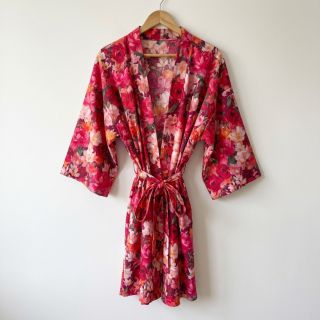 Pamutvászon VOILE Tanja flowers digital print