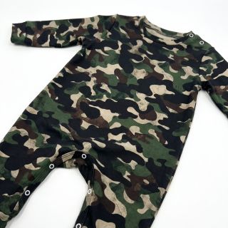 Pamutvászon Camouflage green digital print