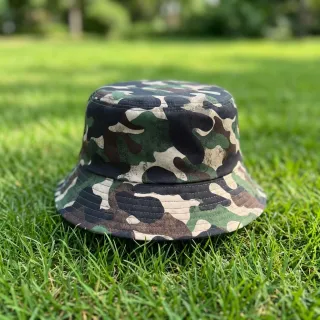 Pamutvászon Camouflage green digital print