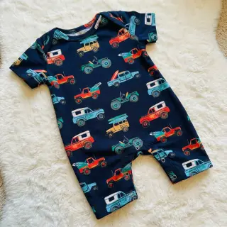 Pamutvászon Cars navy digital print