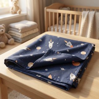 Pamutvászon Space digital print