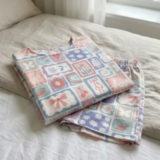 Pamutvászon Patchwork digital print