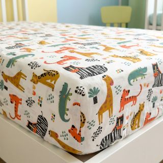 Pamutvászon Safari time offwhite digital print