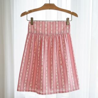 Pamutvászon Fine flowers STRIPE pink