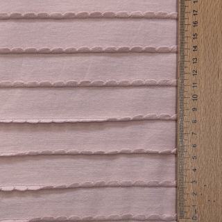 Jersey RUFFLES powder pink