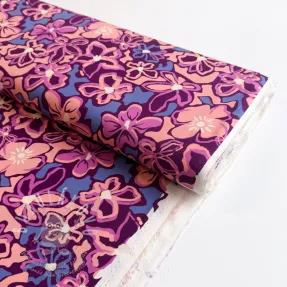 Viszkóz FSTRETCH lowers Junie purple