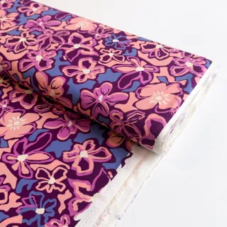 Viszkóz FSTRETCH lowers Junie purple