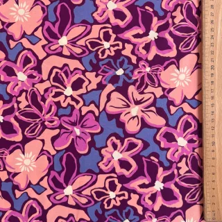 Viszkóz FSTRETCH lowers Junie purple