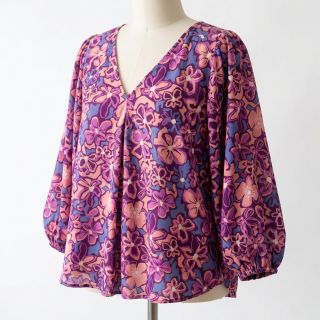 Viszkóz FSTRETCH lowers Junie purple