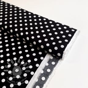 Viszkóz RADIANCE Polka dot black