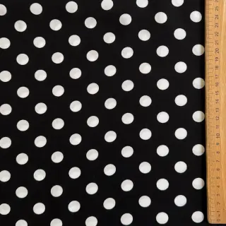 Viszkóz RADIANCE Polka dot black