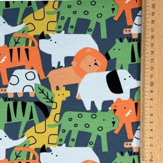 Szabadidő anyag Animaland petrol