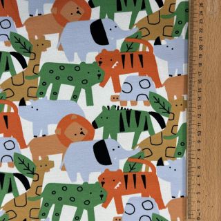 Szabadidő anyag Animaland white