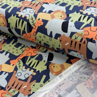 Szabadidő anyag Animaland navy