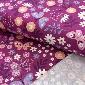 Szabadidő anyag Flowers Azriel fuchsia