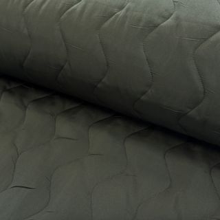 Steppelt anyag ZIG ZAG army green