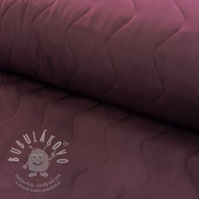 Steppelt anyag ZIG ZAG aubergine