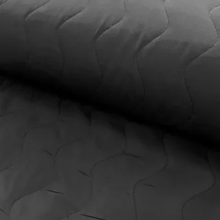 Steppelt anyag ZIG ZAG black