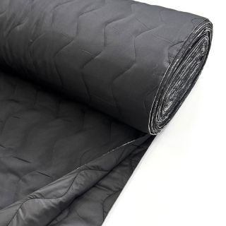 Steppelt anyag ZIG ZAG black