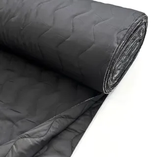 Steppelt anyag ZIG ZAG black