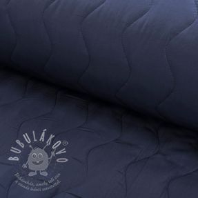 Steppelt anyag ZIG ZAG navy