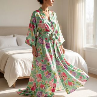 Viszkóz ECOVERO Flowers design B digital print