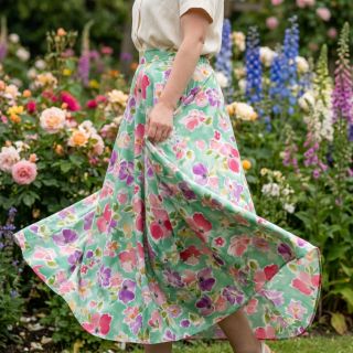 Viszkóz ECOVERO Flowers design B digital print