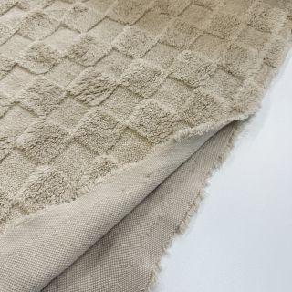 Fleece JACQUARD Check ecru