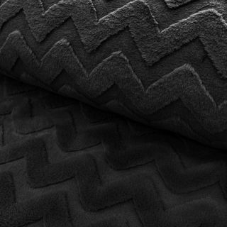 Fleece Abstract black