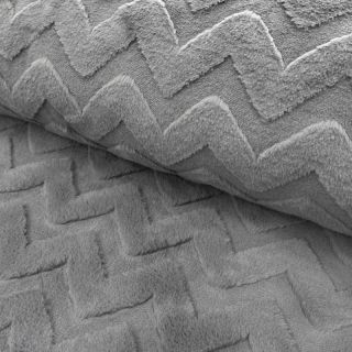 Fleece Abstract grey