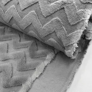 Fleece Abstract grey
