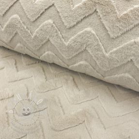 Fleece Abstract beige
