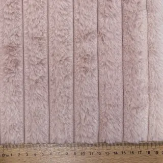 Műszőrme Stripes Luxe old rose