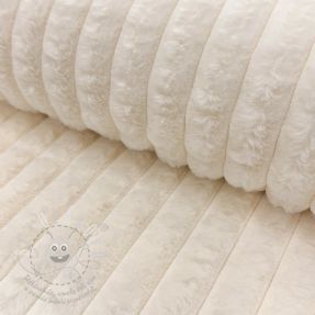 Műszőrme Stripes Luxe ecru