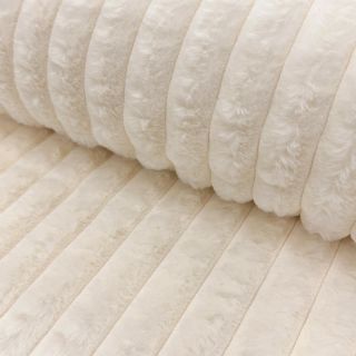 Műszőrme Stripes Luxe ecru