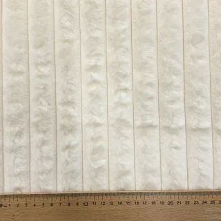 Műszőrme Stripes Luxe ecru