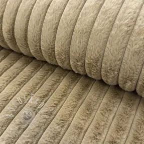 Műszőrme Stripes Luxe beige
