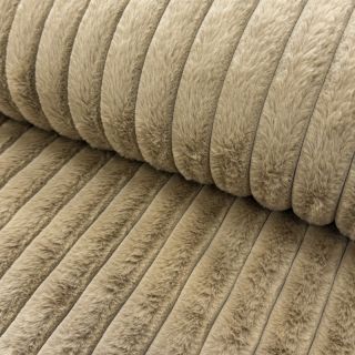 Műszőrme Stripes Luxe beige