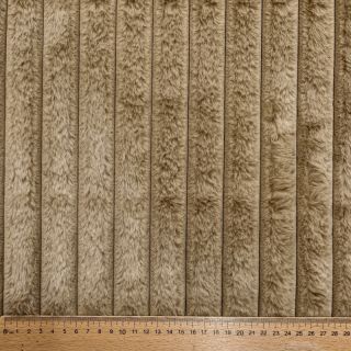 Műszőrme Stripes Luxe beige