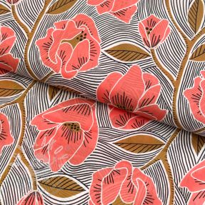 Pamutvászon VOILE Timi flowers