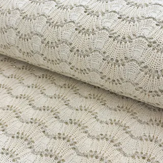 Kötött kelme jacquard LUREX ecru